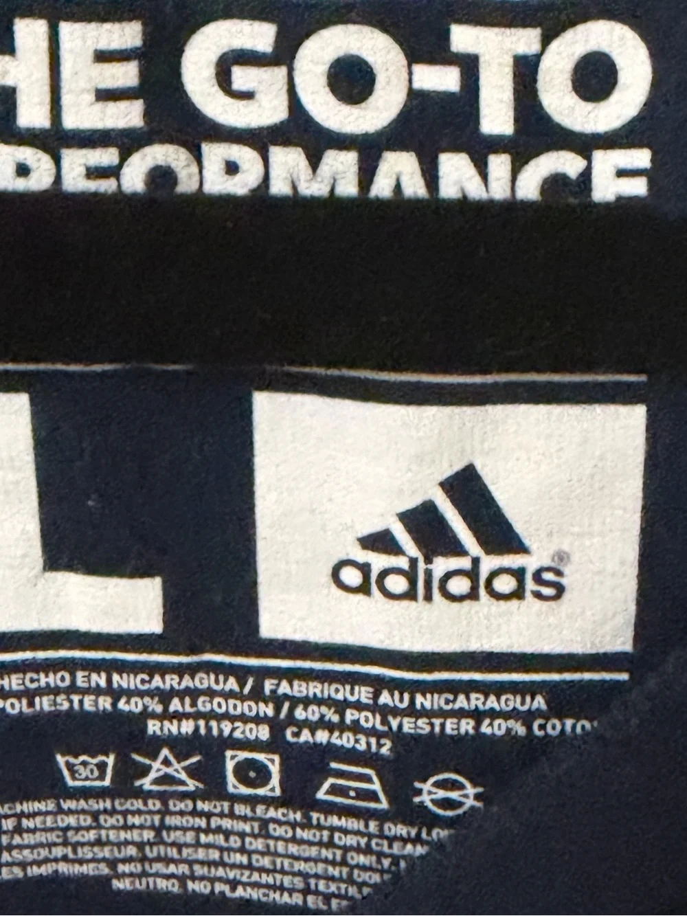 Vintage adidas Prep Report Baseball T-Shirt